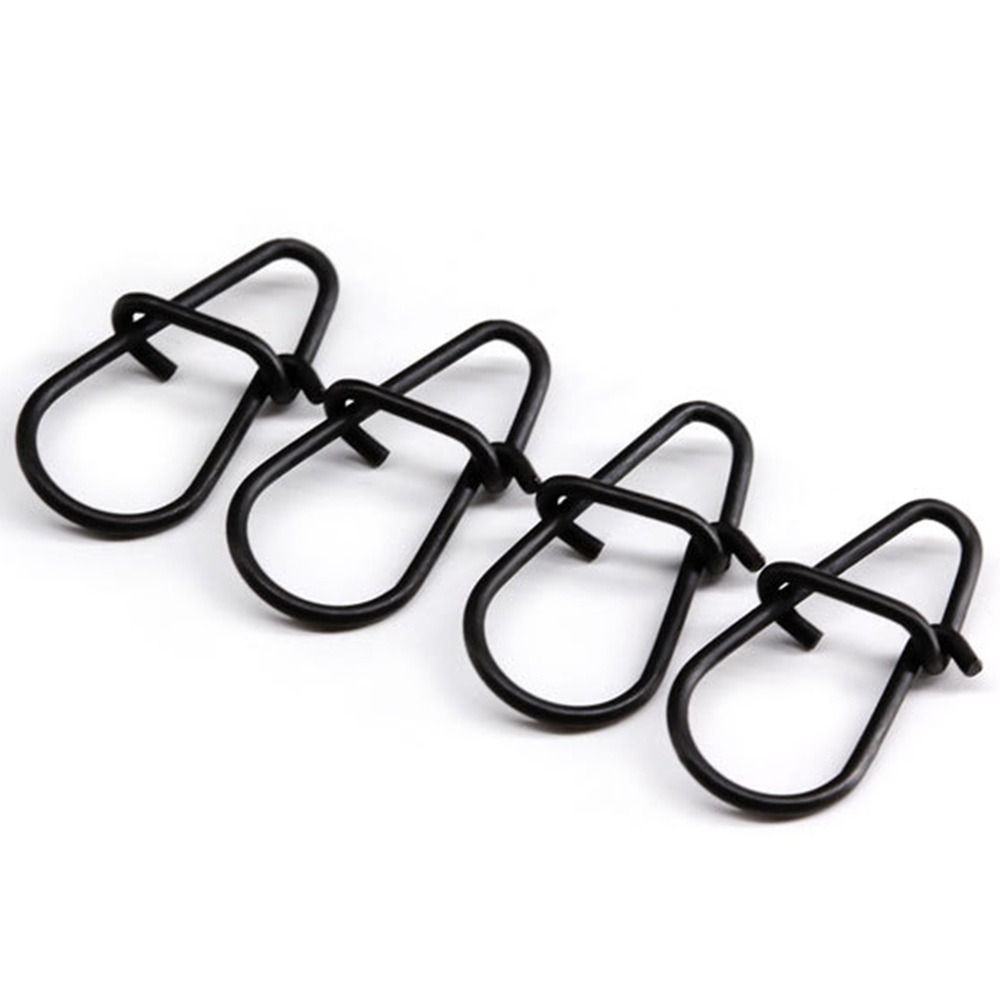 100Pcs/lot Matte black Snap Fi – обзор и цена Fishing Hook Stainless Steel