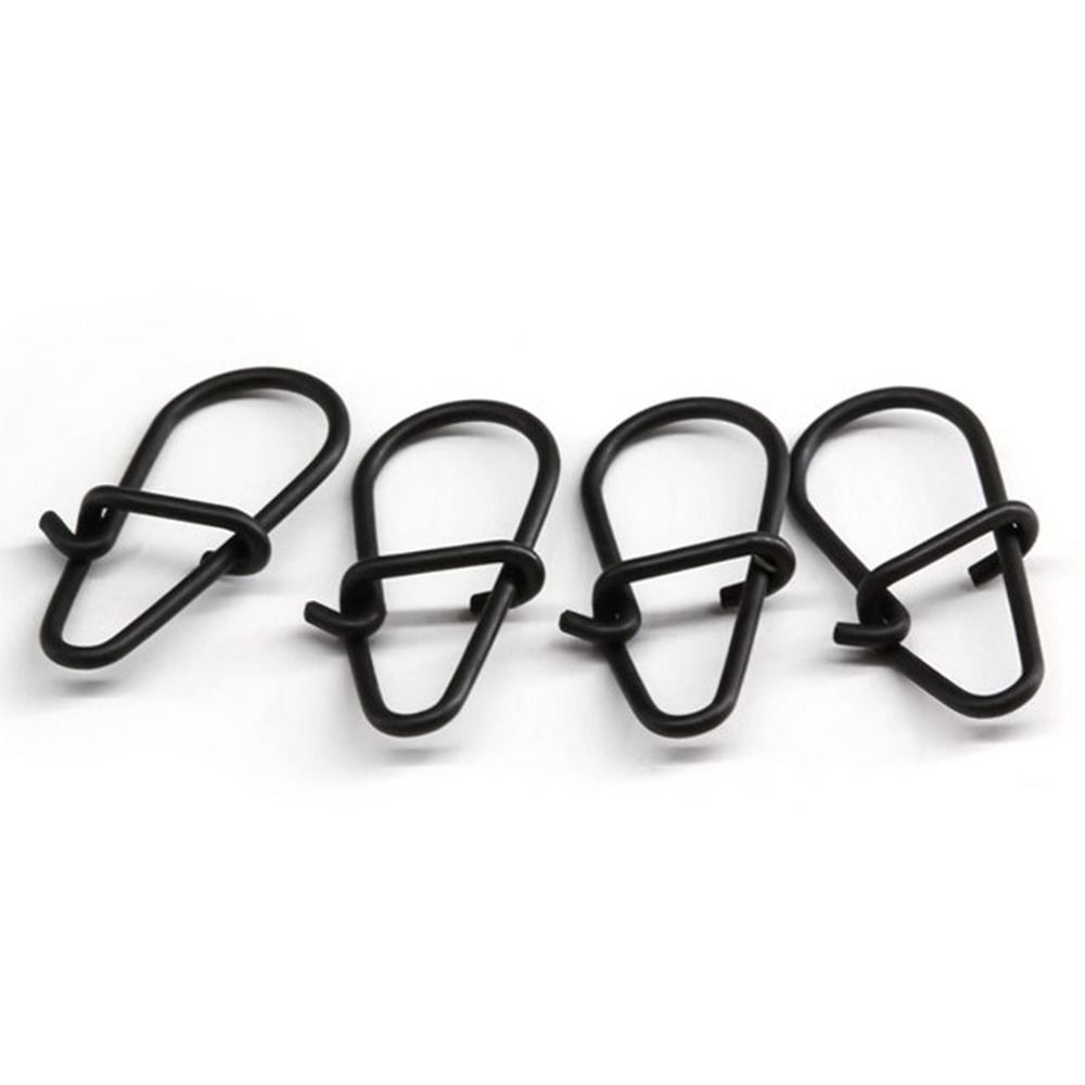 100Pcs/lot Matte black Snap Fi – обзор и цена Fishing Hook Stainless Steel