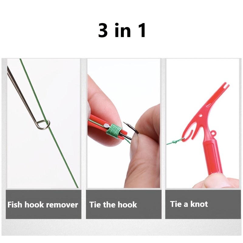 1pc 3 in 1 Extractor Fishing U – обзор и цена Fishing Hook Sharpener