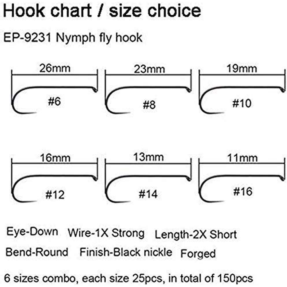 Aventik Eupheng 100PCS Competi – обзор и цена Fishing Hook Barbless