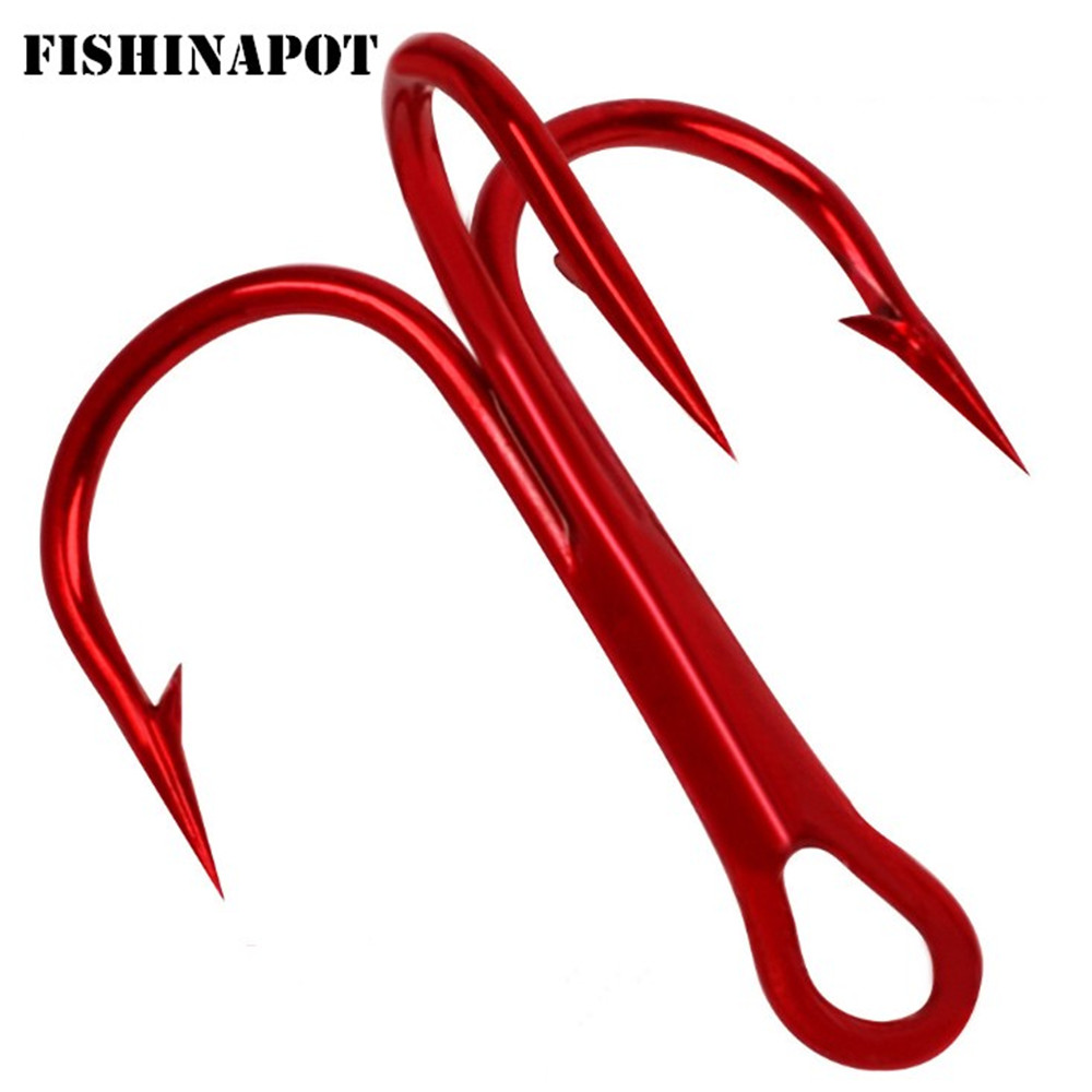 20pcs/lot Red 2/4/6/8/10# Fish – обзор и цена Fishing Hook Offset