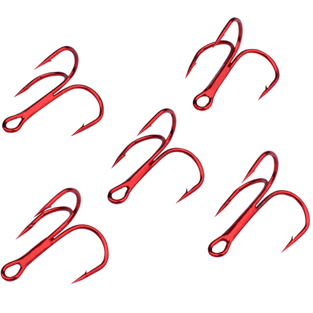 20pcs/lot Red 2/4/6/8/10# Fish – обзор и цена Fishing Hook Offset