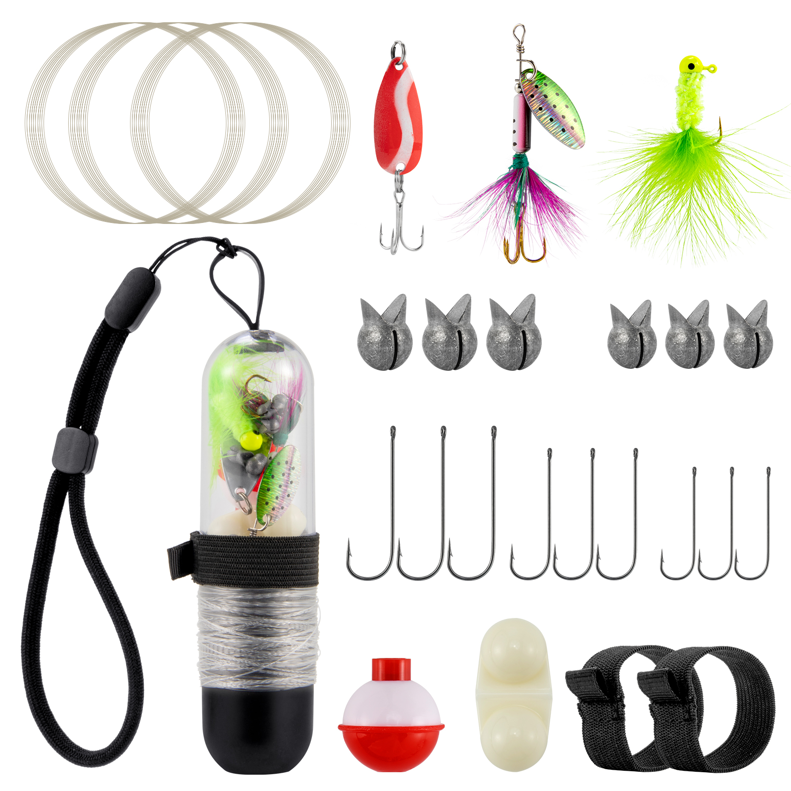 25pcs Survival Fishing Kit Poc – обзор и цена Fishing Hook Jig