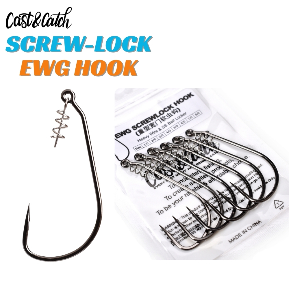 Cast&Catch SCREW-LOCK Weedless – обзор и цена Fishing Hook Weedless
