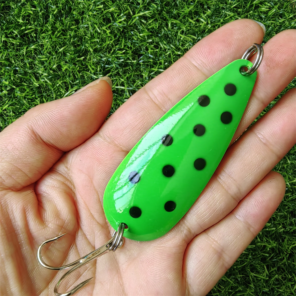 1PCS Spinner Spoon Lure 27G 19 – обзор и цена Fishing Hook Treble