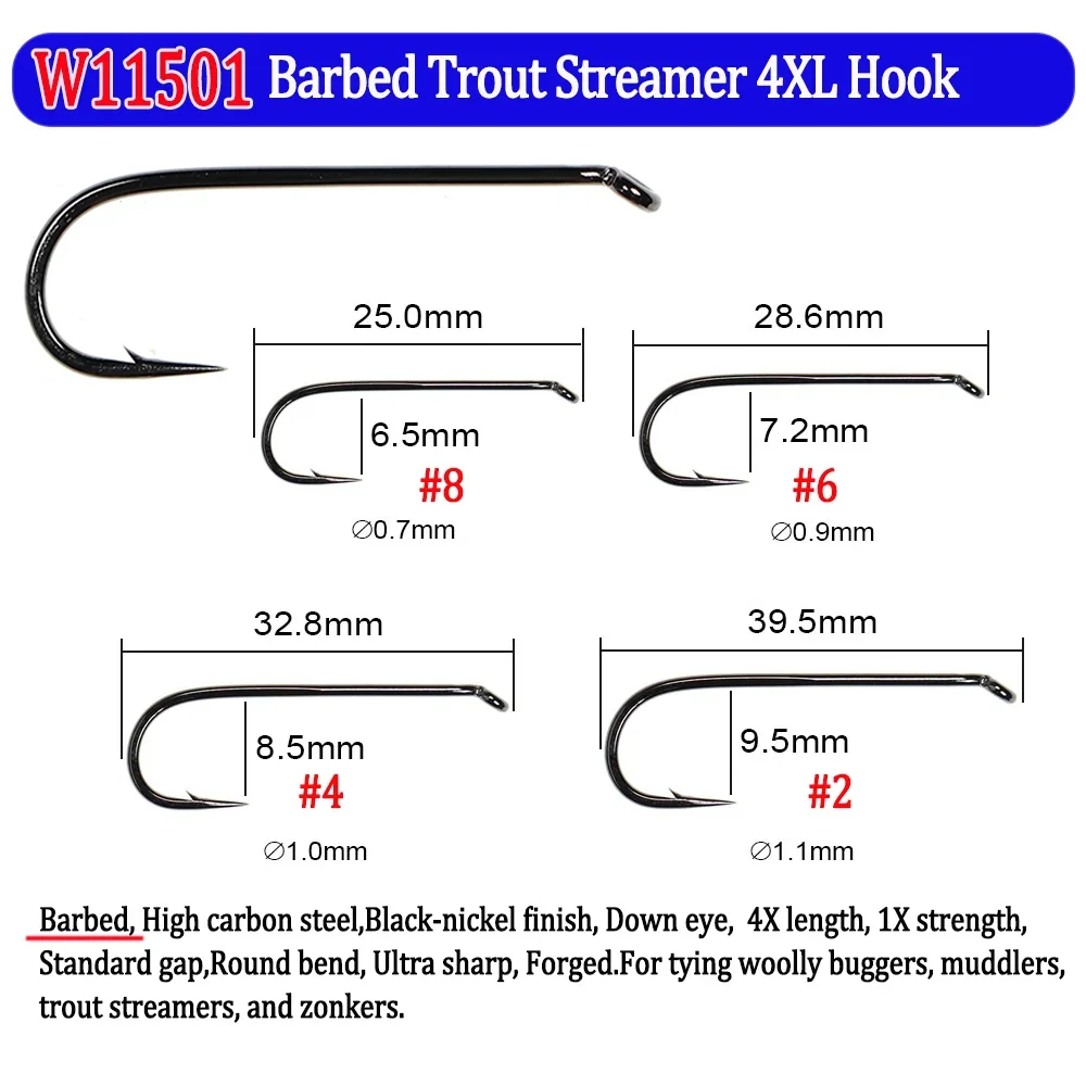 200pcs Barbed and Barbless Fis – обзор и цена Fishing Hook Barbless