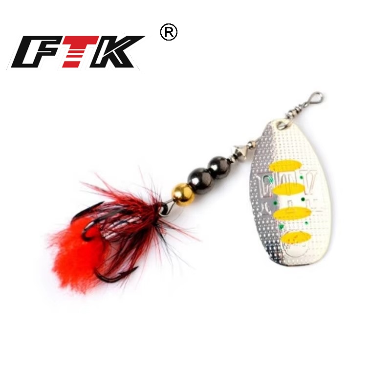 FTK Metal Fishing Lure Spinner – обзор и цена Fishing Hook Treble