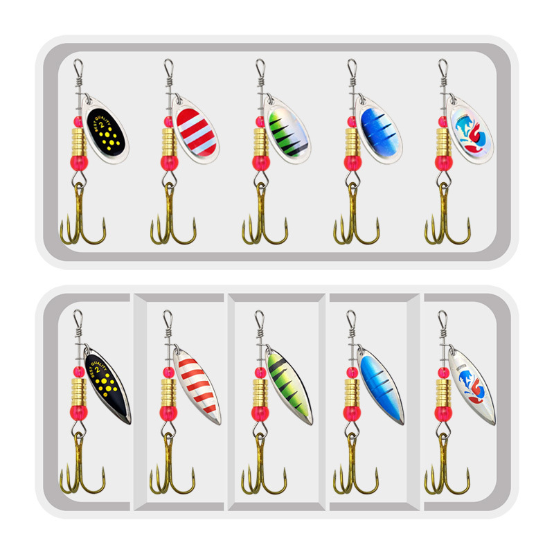Fishing Lure Spinner Rotation  – обзор и цена Fishing Hook Treble