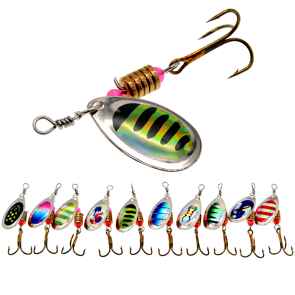 Fishing Lure Spinner Rotation  – обзор и цена Fishing Hook Treble
