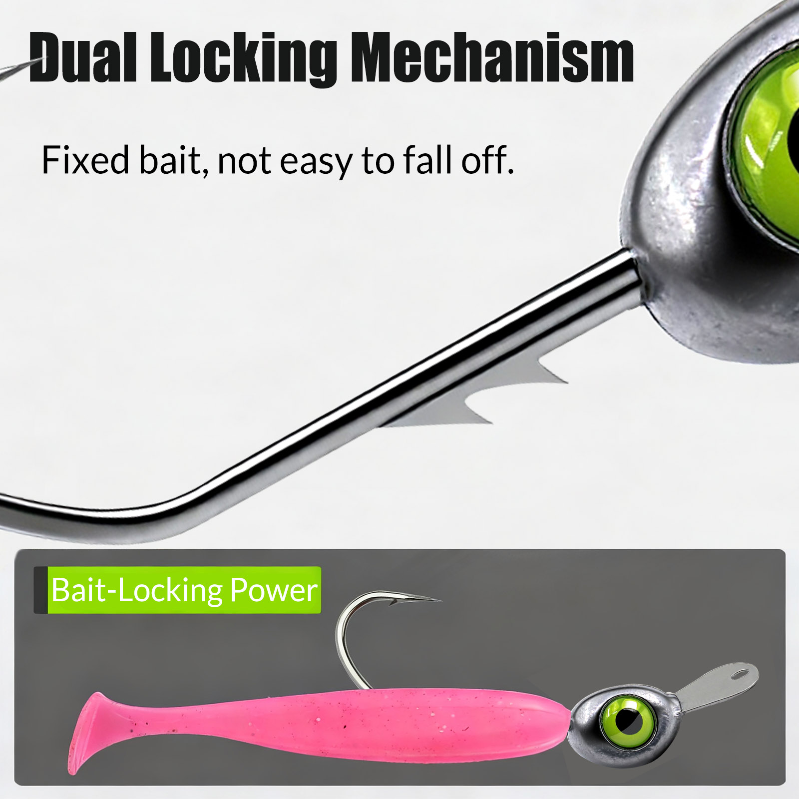 9KM Shaky Head Jigs Hook with  – обзор и цена Fishing Hook Weedless