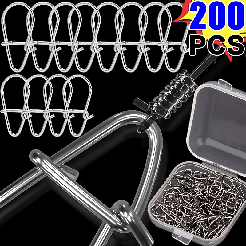 100/200PCS Stainless Steel Fis – обзор и цена Fishing Hook Stainless Steel
