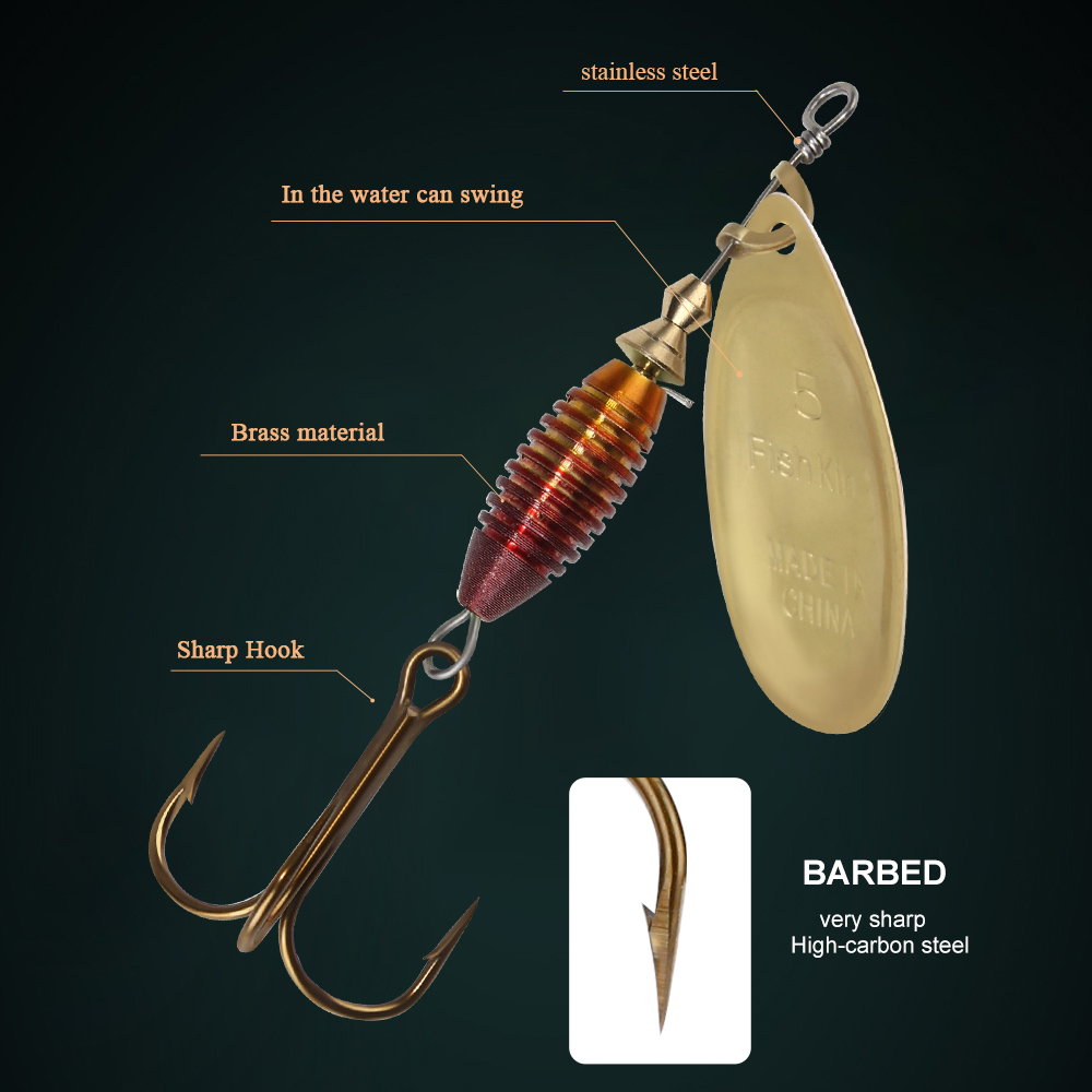 Metal Fishing Lure 4g 4.8g 7g  – обзор и цена Fishing Hook Treble
