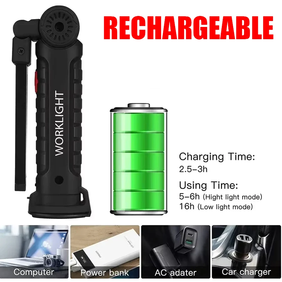Rechargeable Magnetic Work Lig – обзор и цена Fishing Hook