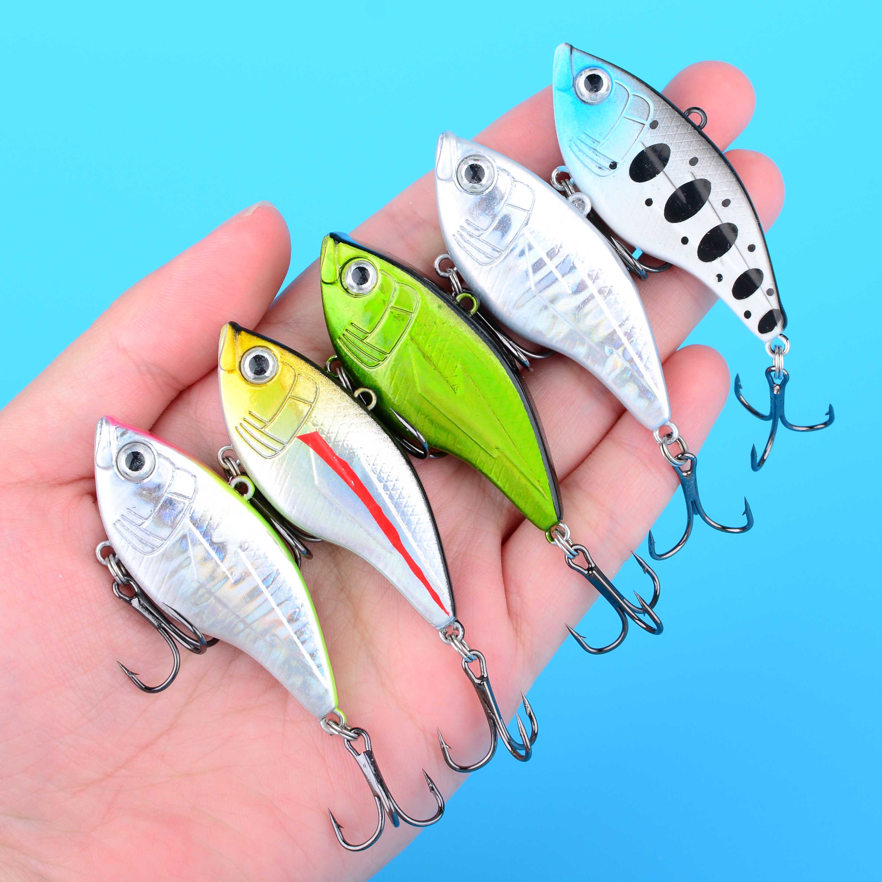 1PC Hard VIB Fishing Lure 5.2c – обзор и цена Fishing Hook Treble