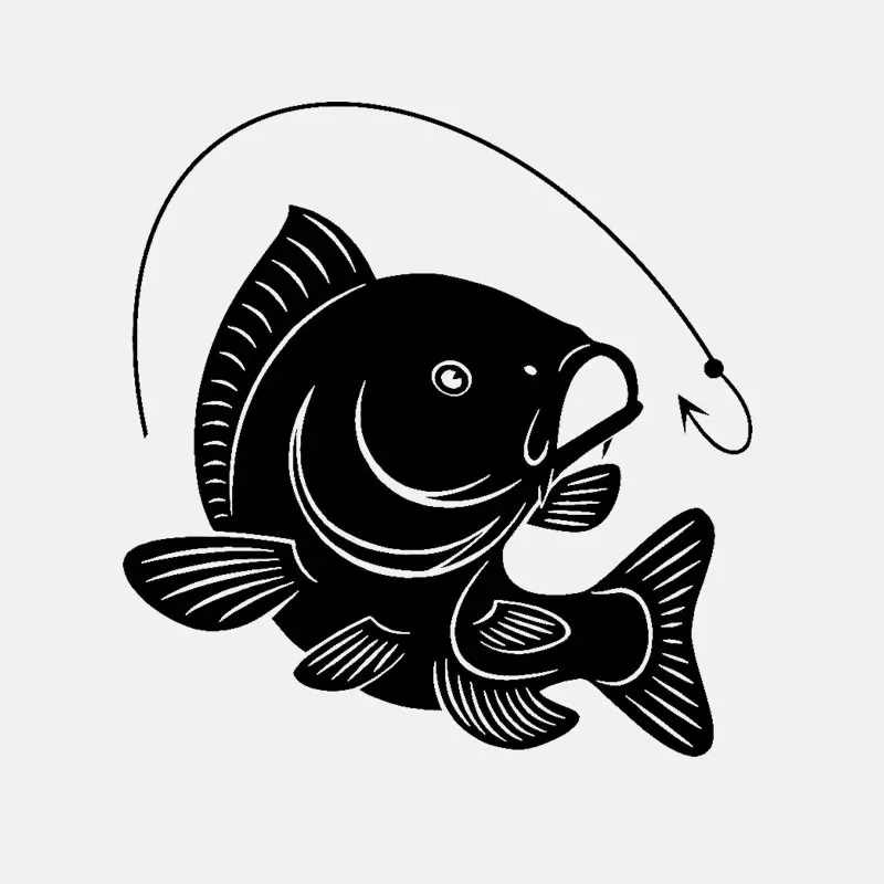 Carp Fishing Hook Decal Decora – обзор и цена Fishing Hook