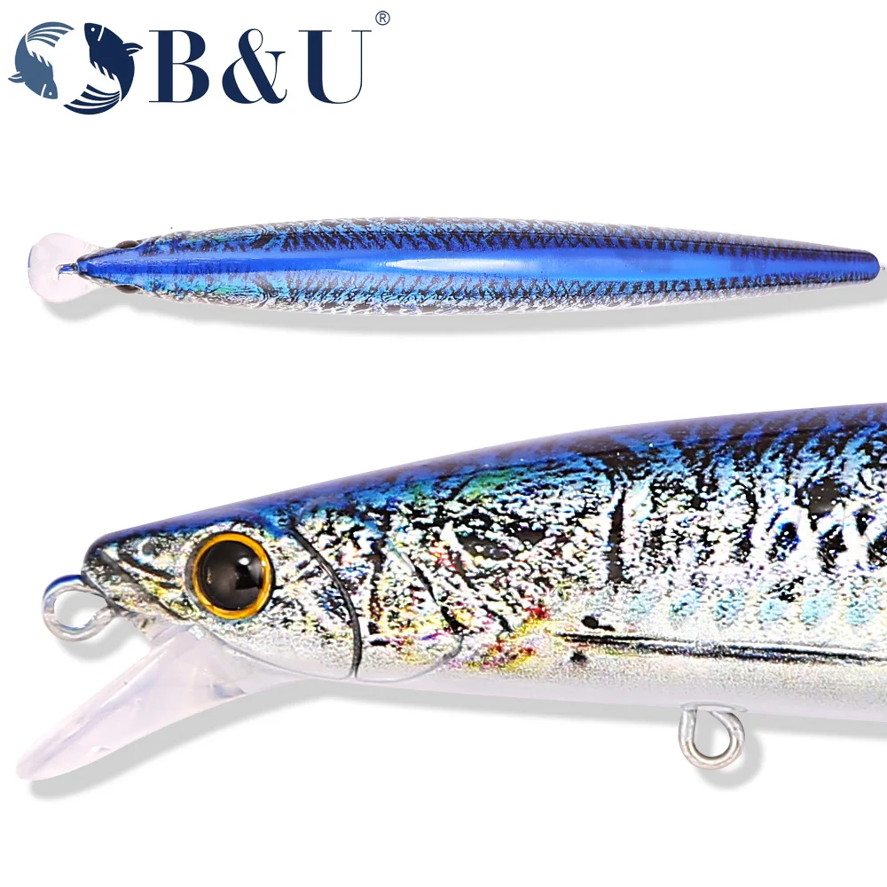 B&U 163mm/33.5g Floating Long  – обзор и цена Fishing Hook Treble