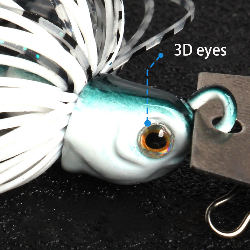 1pc12g Rubber Jig Head Weedles – обзор и цена Fishing Hook Weedless