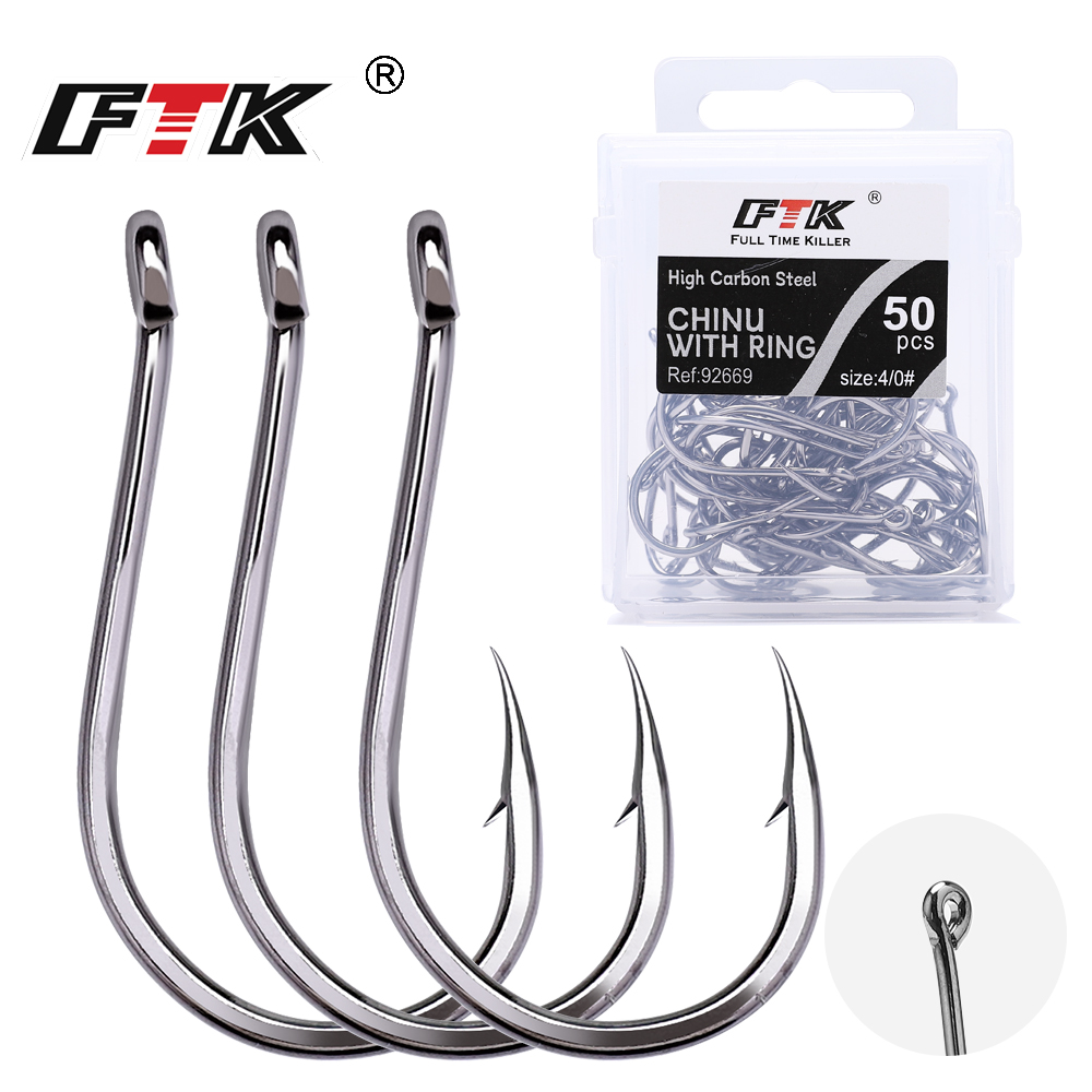 FTK CHINU Fishhook with ring b – обзор и цена Fishing Hook Offset