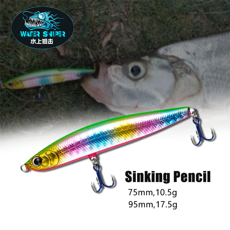 Water Sniper 10.5g 75mm Jerk P – обзор и цена Fishing Hook Treble