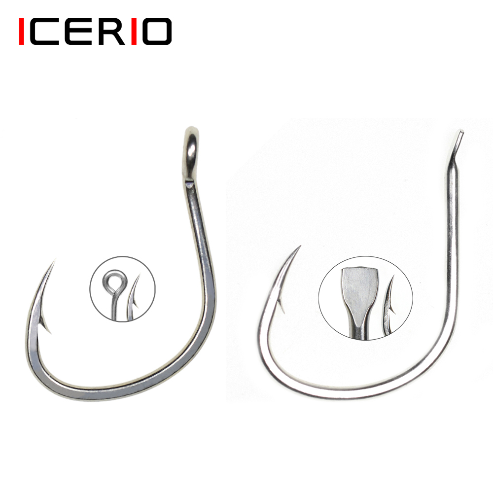ICERIO 10PCS Matte Tin Coating – обзор и цена Fishing Hook Assortment