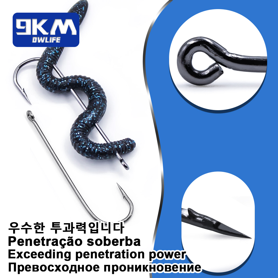 Fishing Hooks Long Shank Hooks – обзор и цена Fishing Hook Offset