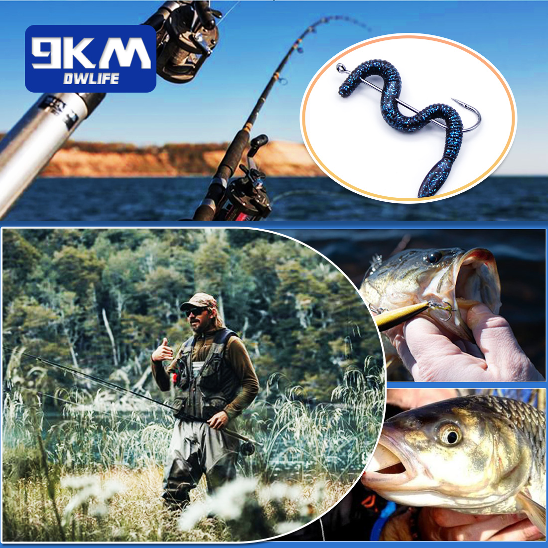 Fishing Hooks Long Shank Hooks – обзор и цена Fishing Hook Offset