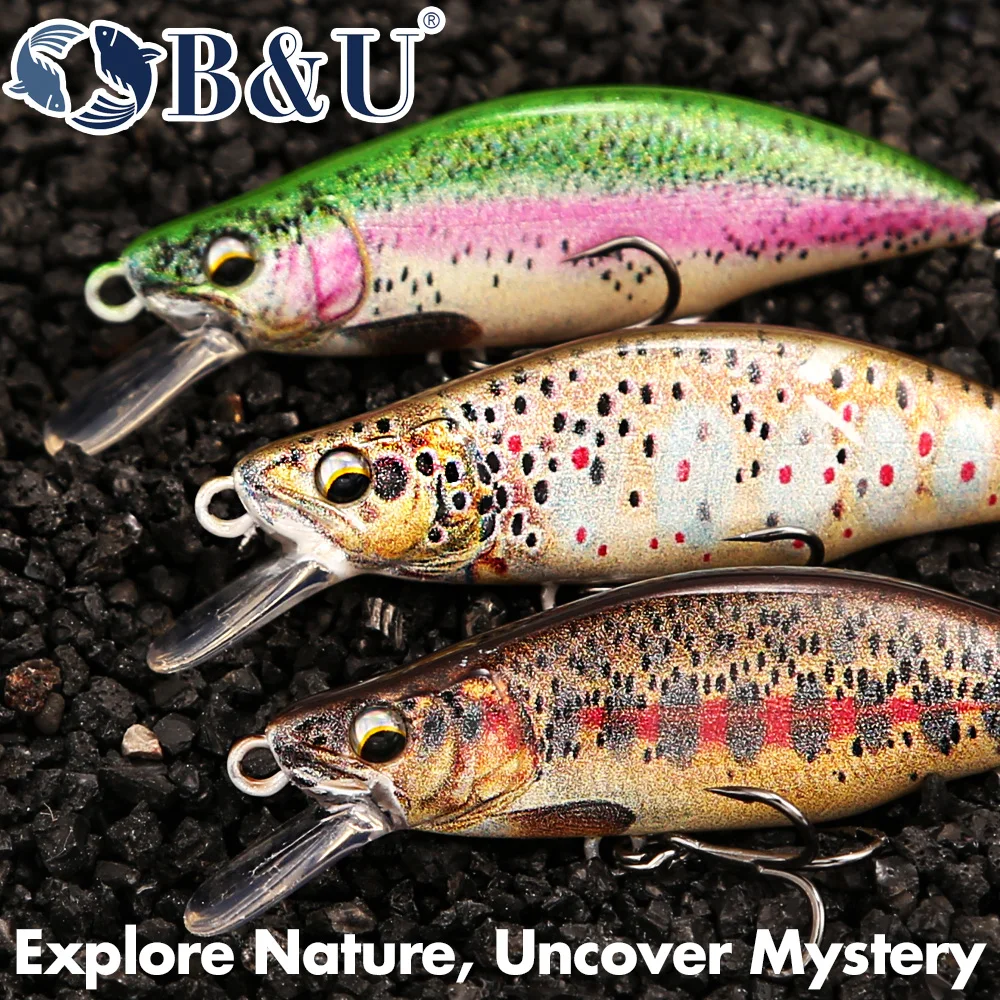 B&U Trout Pattern Hard Bait Si – обзор и цена Fishing Hook Assortment
