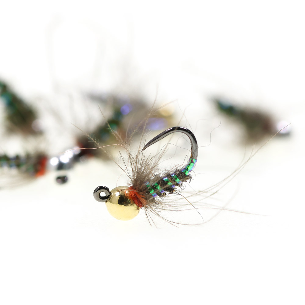 4pcs #16 Tungsten Beadhead CDC – обзор и цена Fishing Hook Barbless