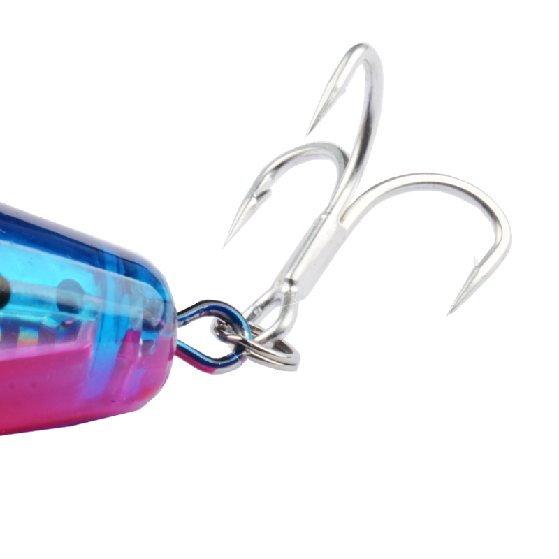 1pc 43g Big Popper Floating Wo – обзор и цена Fishing Hook Treble