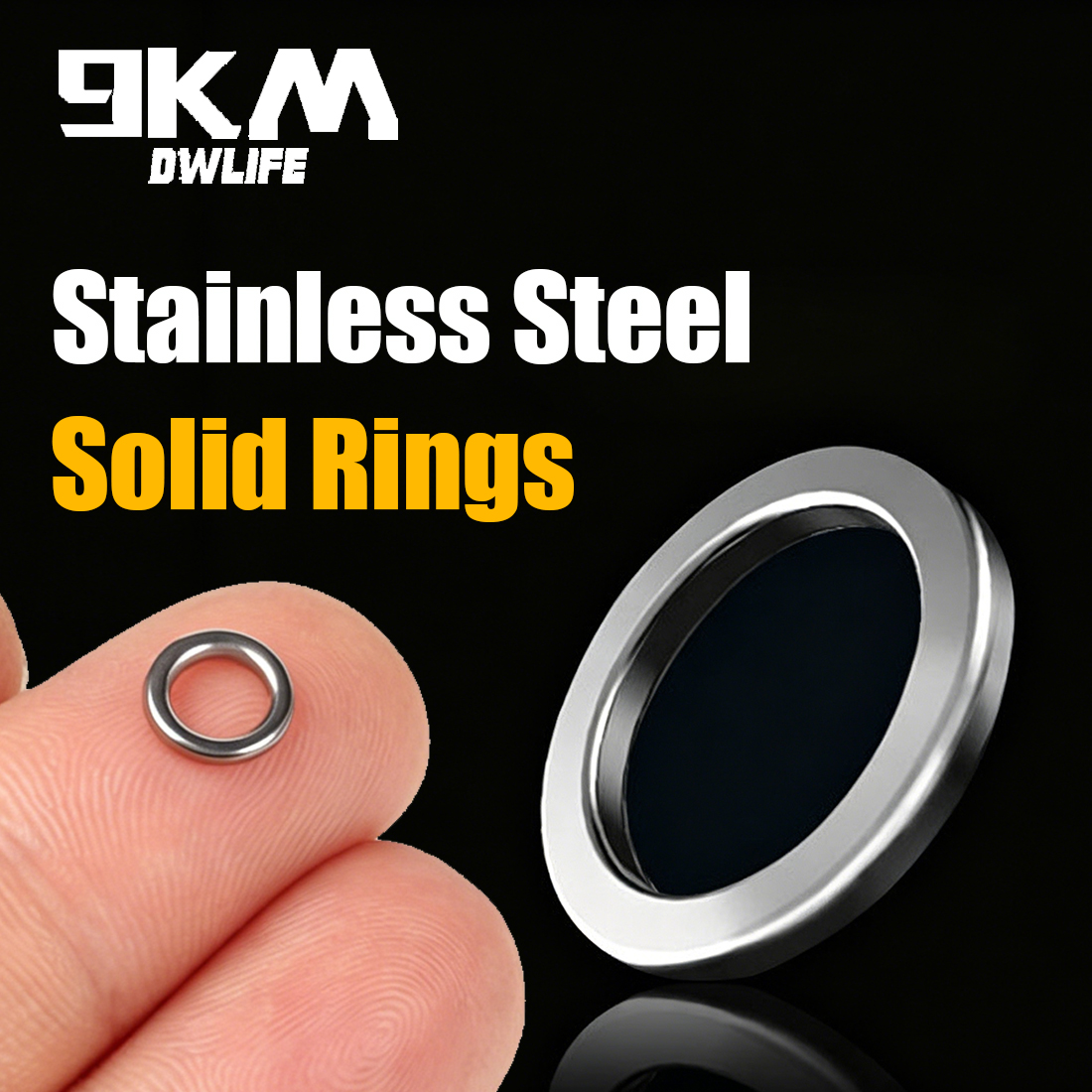 9KM Solid Ring Fishing 50pcs S – обзор и цена Fishing Hook Jig