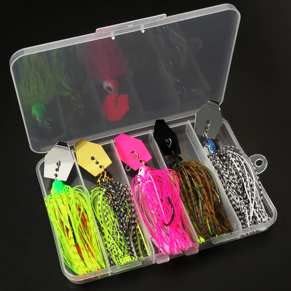Spinner Bait 7g/9g/12g/14g/21g – обзор и цена Fishing Hook Weedless