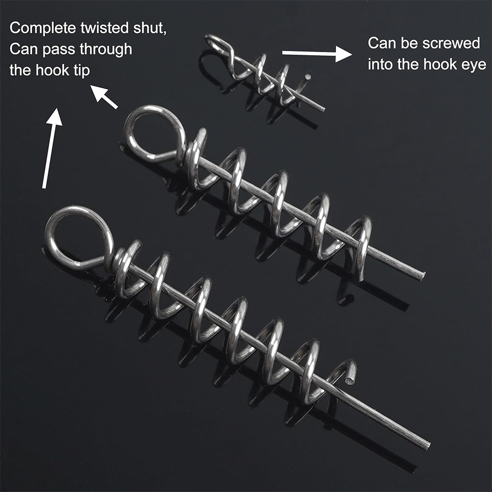 50Pcs Spring Twist Lock Fishin – обзор и цена Fishing Hook Box