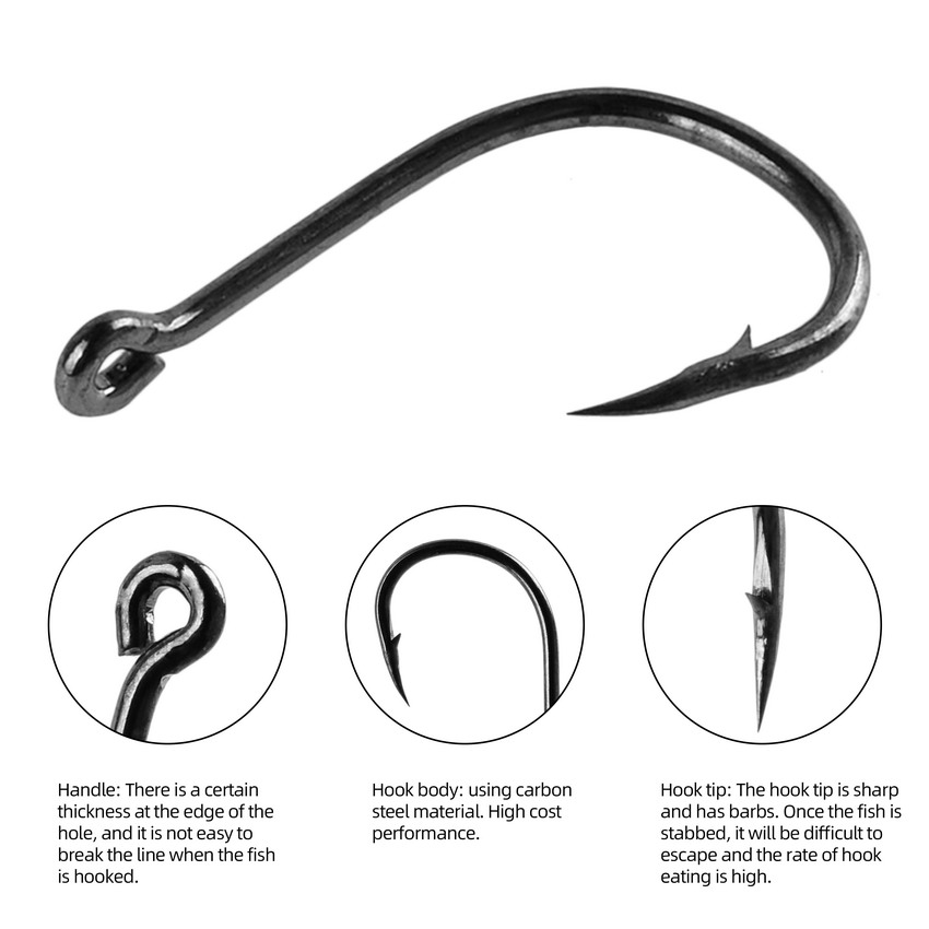 70Pcs/box Fishing Hooks Set Ki – обзор и цена Fishing Hook Circle