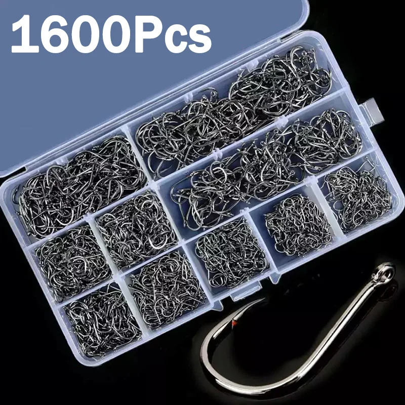 50-1600Pcs/BoxFishing Hooks Ca – обзор и цена Fishing Hook Circle