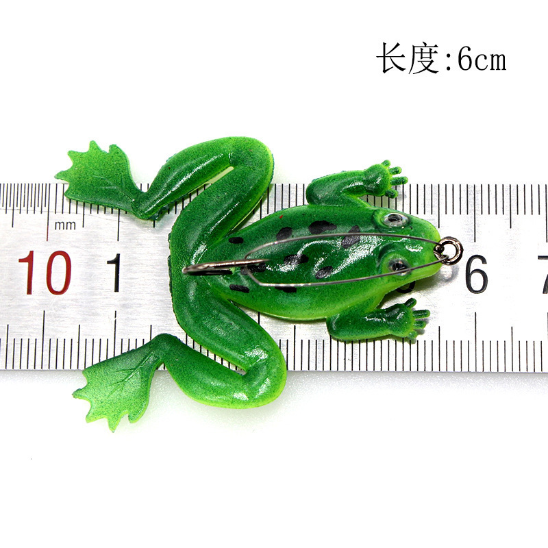 Weedless Soft Frog Lure With H – обзор и цена Fishing Hook Weedless