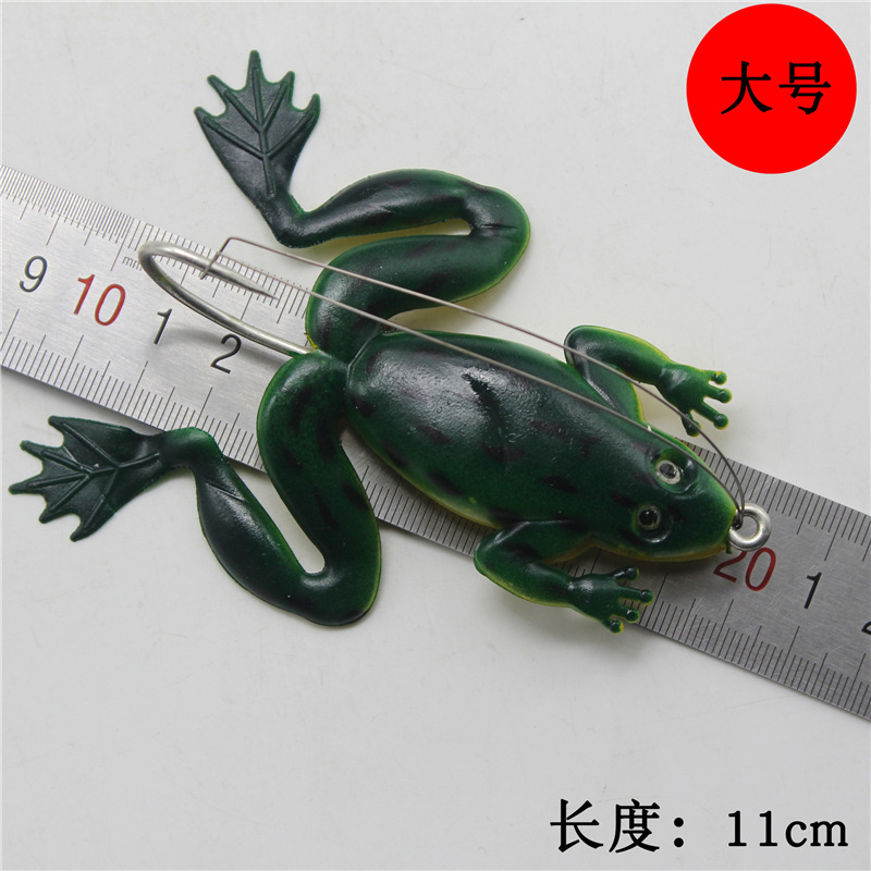 Weedless Soft Frog Lure With H – обзор и цена Fishing Hook Weedless