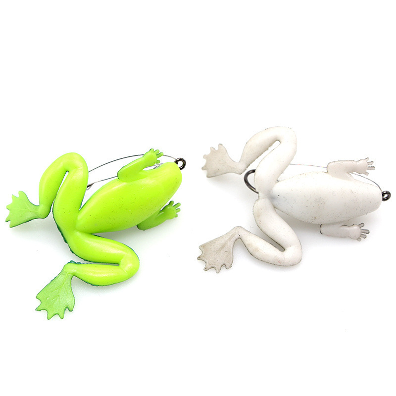 Weedless Soft Frog Lure With H – обзор и цена Fishing Hook Weedless