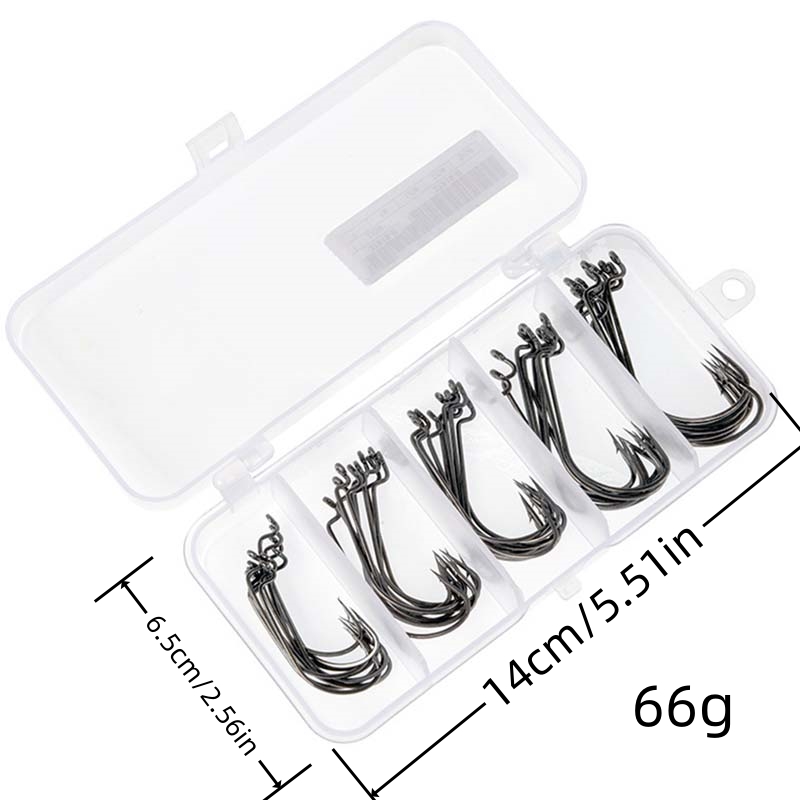 50Pcs/Box High Carbon Steel Fi – обзор и цена Fishing Hook Stainless Steel