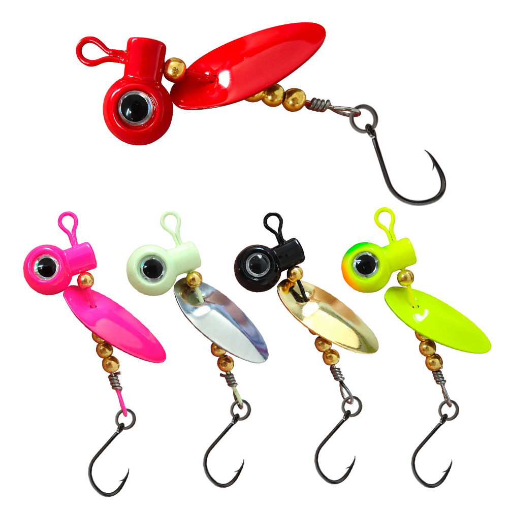 5pcs Crappie Jig Heads With Sp – обзор и цена Fishing Hook Offset