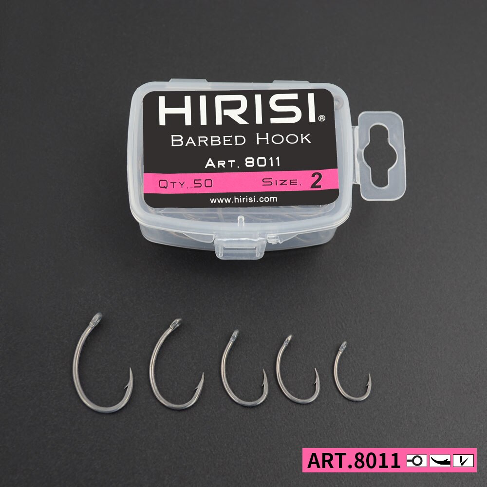 Hirisi Carp Fishing Hooks 50pc – обзор и цена Fishing Hook Assortment
