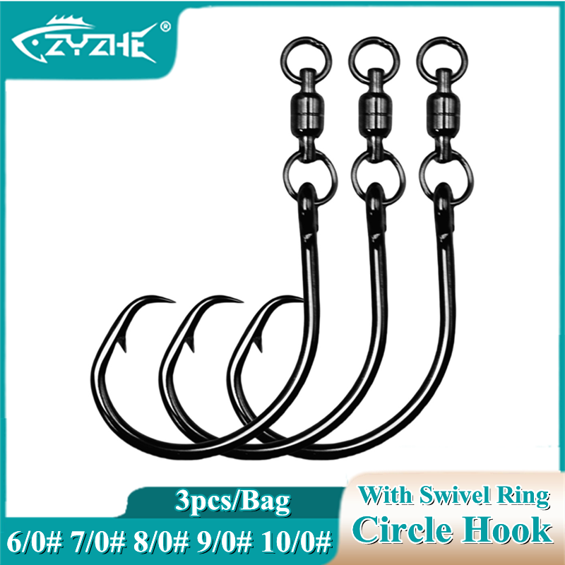 ZYZHE 3pcs/Bag Circle Hooks Wi – обзор и цена Fishing Hook Circle
