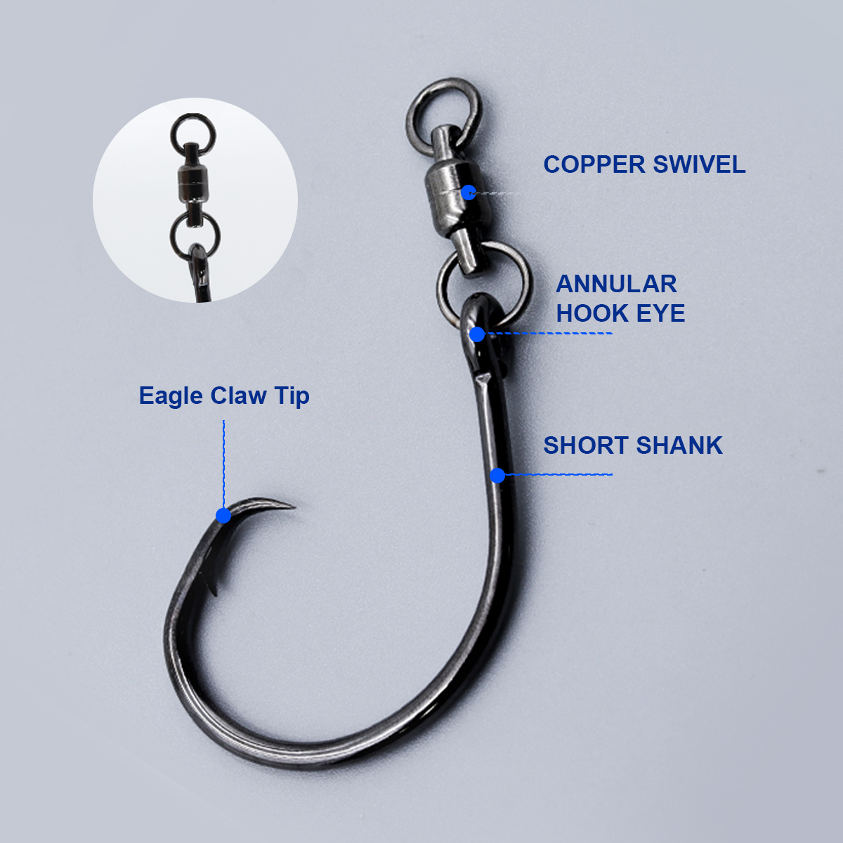 ZYZHE 3pcs/Bag Circle Hooks Wi – обзор и цена Fishing Hook Circle