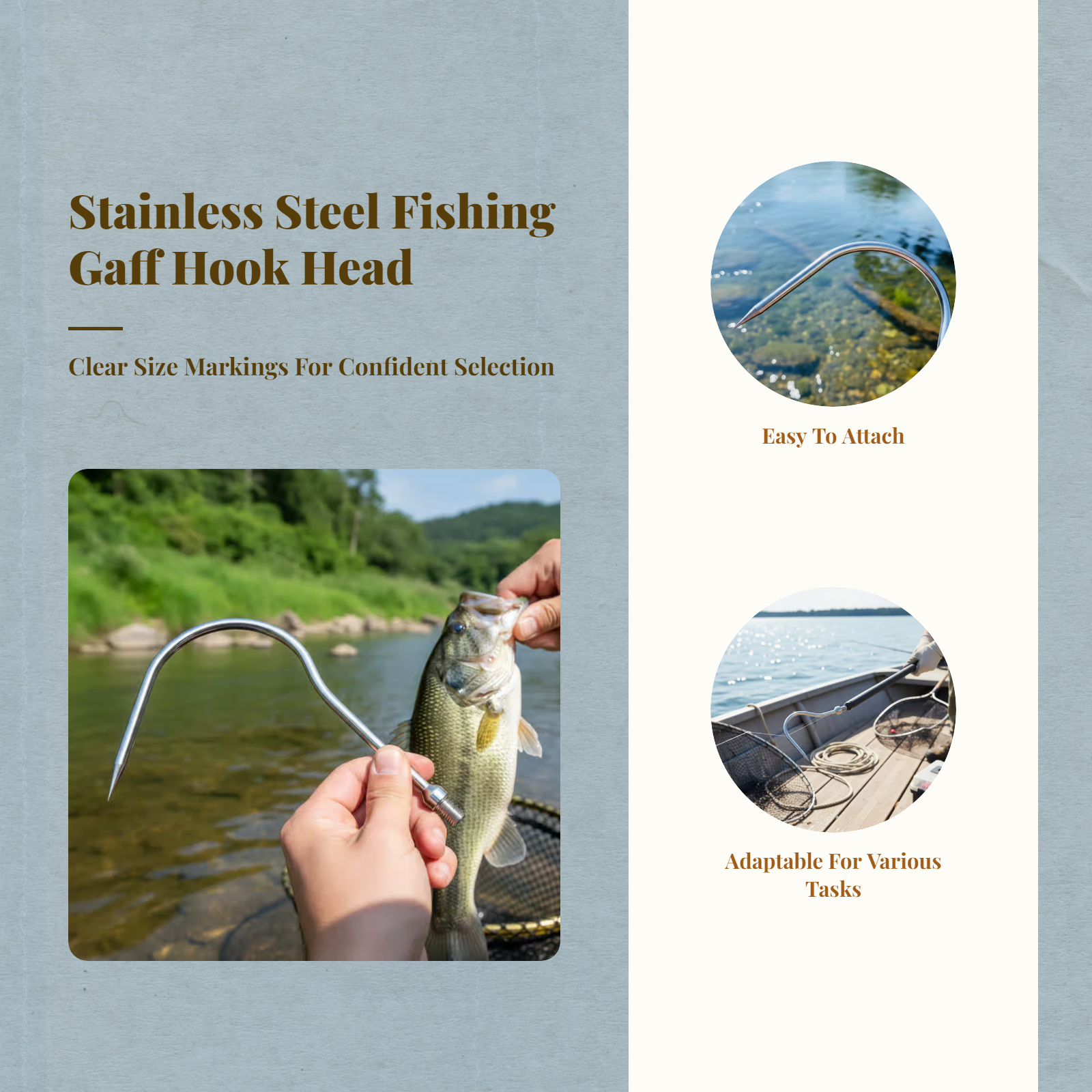Fishing Sickle Head Stainless  – обзор и цена Fishing Hook Stainless Steel