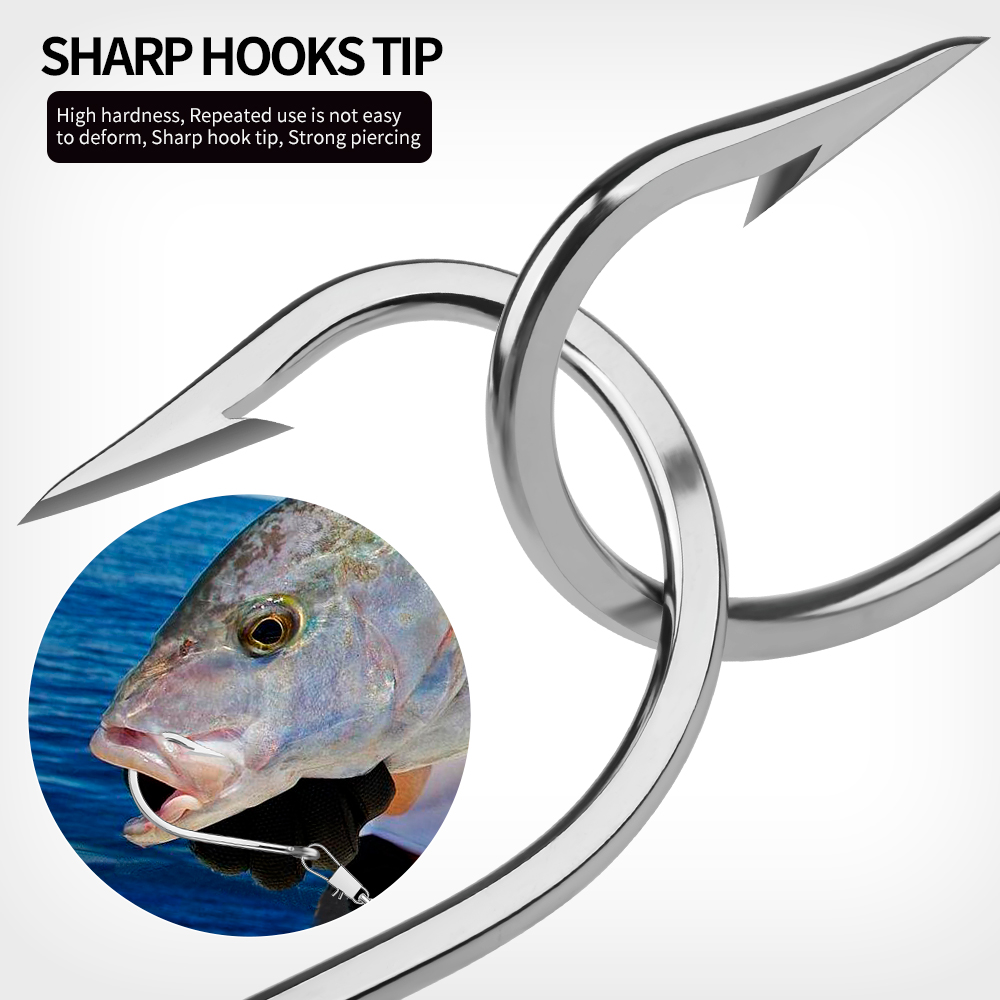 PROBEROS 5pcs Stainless Steel  – обзор и цена Fishing Hook Circle