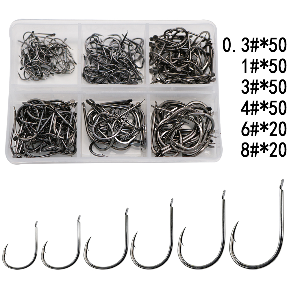 240pcs/box Barbed Fishing Hook – обзор и цена Fishing Hook Assortment