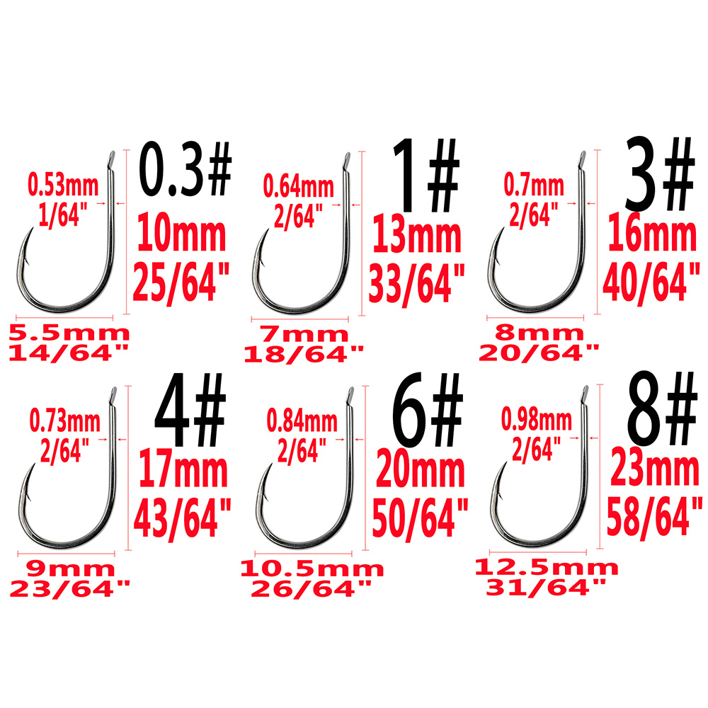 240pcs/box Barbed Fishing Hook – обзор и цена Fishing Hook Assortment