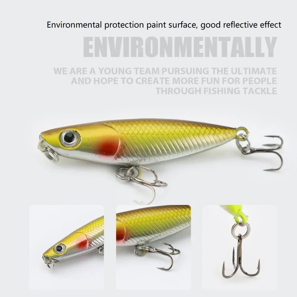 45mm 1.9g 1pcs Zigzag Dog Penc – обзор и цена Fishing Hook Treble