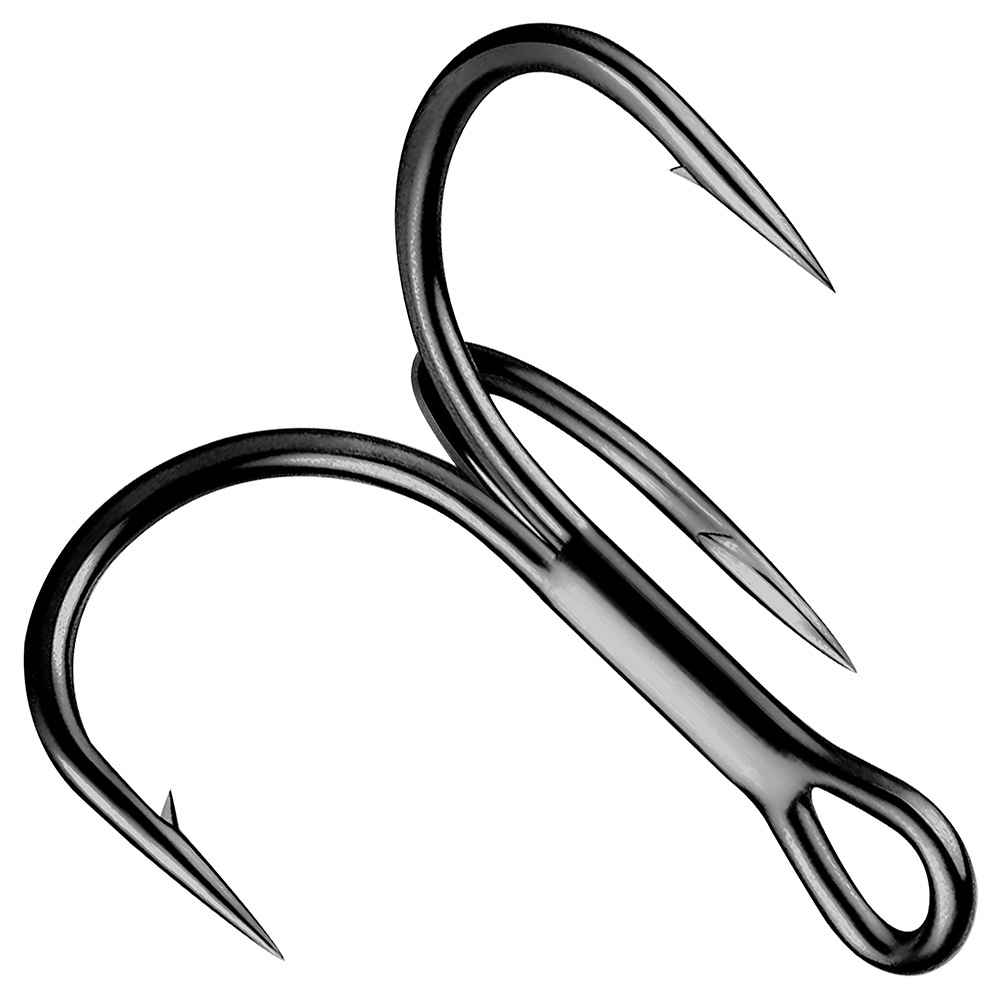 Huge Treble Hooks 4X Strong 1# – обзор и цена Fishing Hook Offset