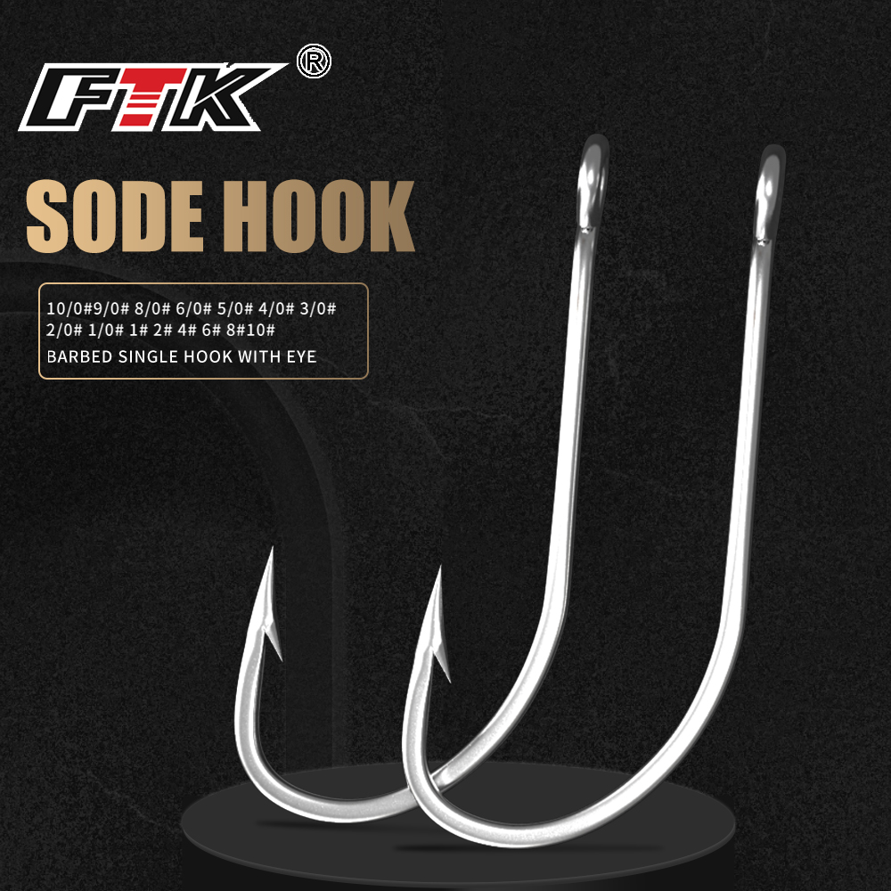 FTK Fishing Hooks 1-10#50PCS 1 – обзор и цена Fishing Hook Offset
