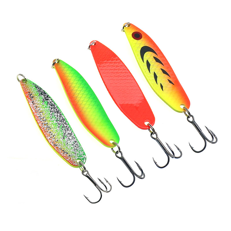 Fishing Lure Metal Spoons Hard – обзор и цена Fishing Hook Treble